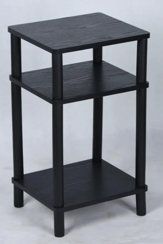 Étagère en MDF noir