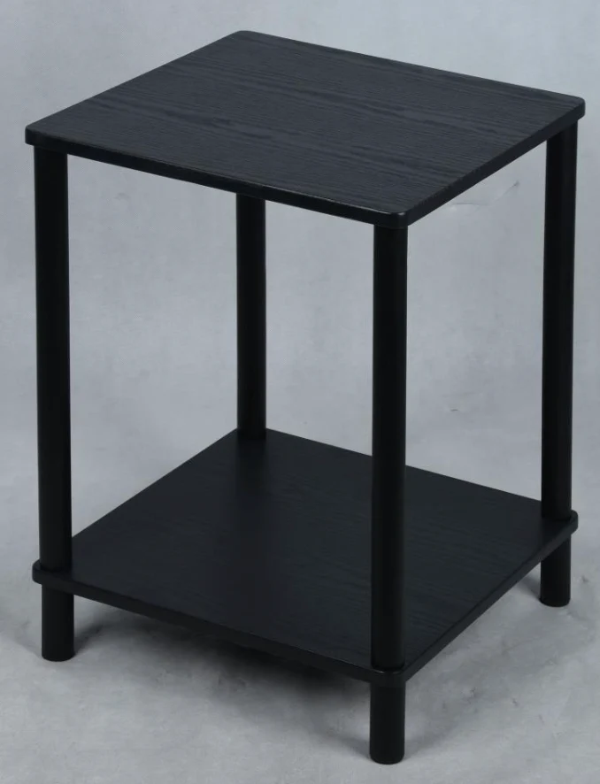 Étagère en MDF noir