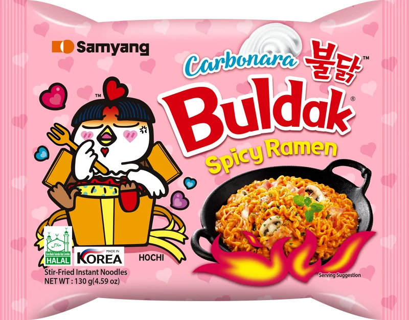 Buldak poulet épicé carbonara 130g