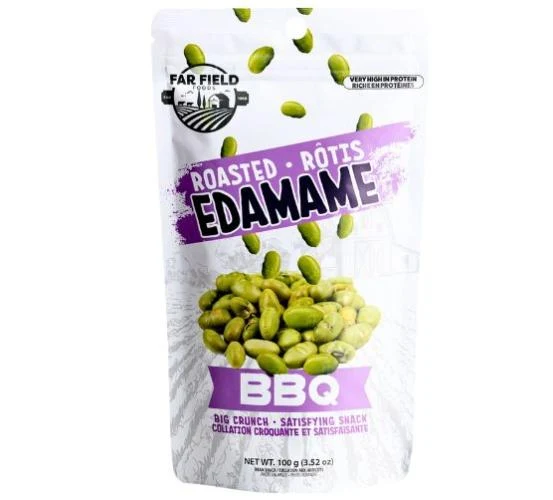 Far Field Farms edamame rôtis BBQ 100g