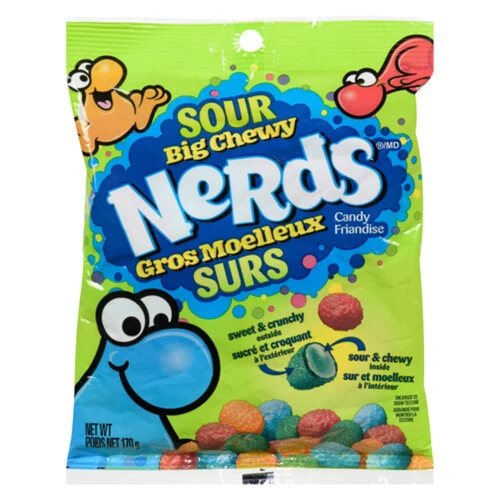Nerds gros moelleux surs 170g