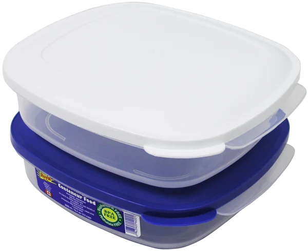 Royal contenant alimentaire plastique carré 2000ml