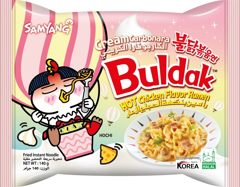 Buldak poulet crème carbonara 140g