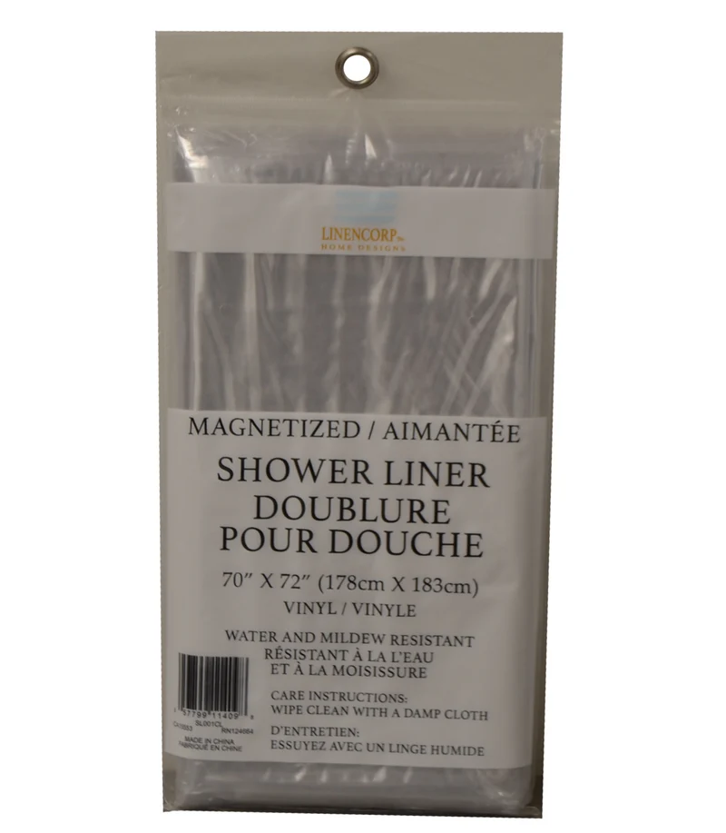 Doublure de rideau douche 70x72"