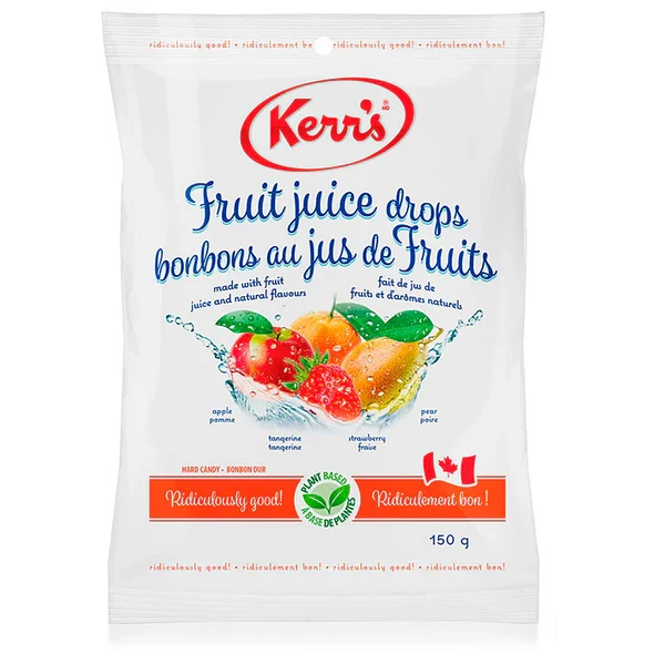 Kerr's bonbons au jus de fruits 150g