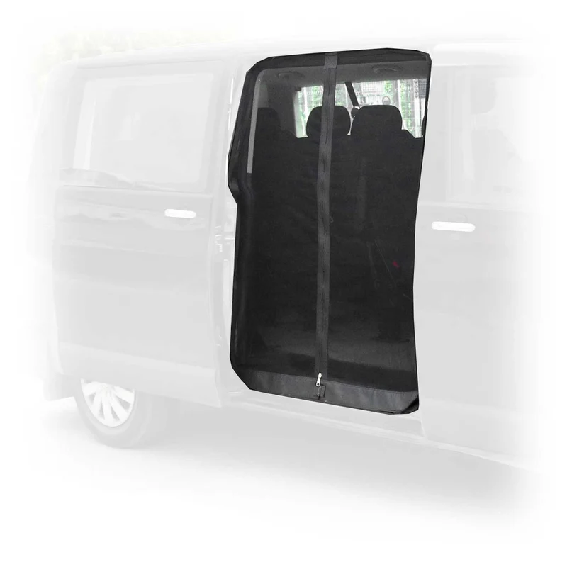 Moustiquaire avec Porte Coulissante - pour Mercedes Vito W447 2014-2026 Noir
