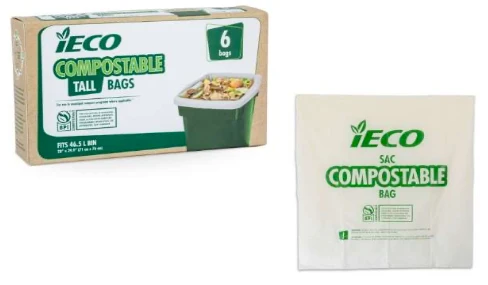 iECO Sacs compostables 46.5L pk6