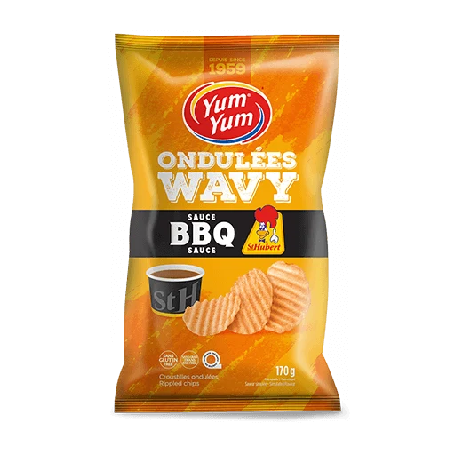 Yum Yum croustilles BBQ St-Hubert 170g
