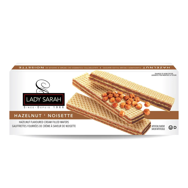 Lady Sarah gauffrette noisette 200g