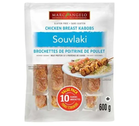Marc Angelo souvlaki au poulet 600g