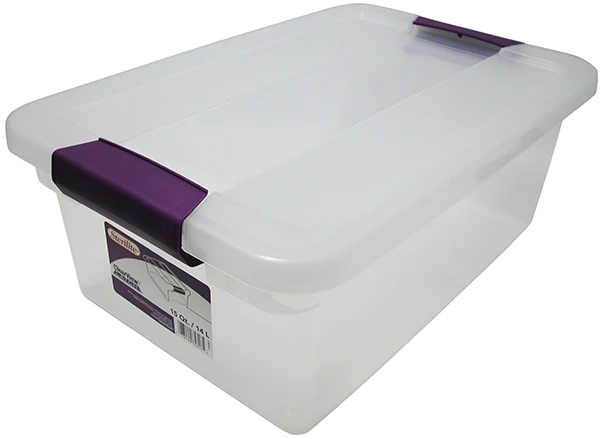 Sterilite bac avec clip 14L