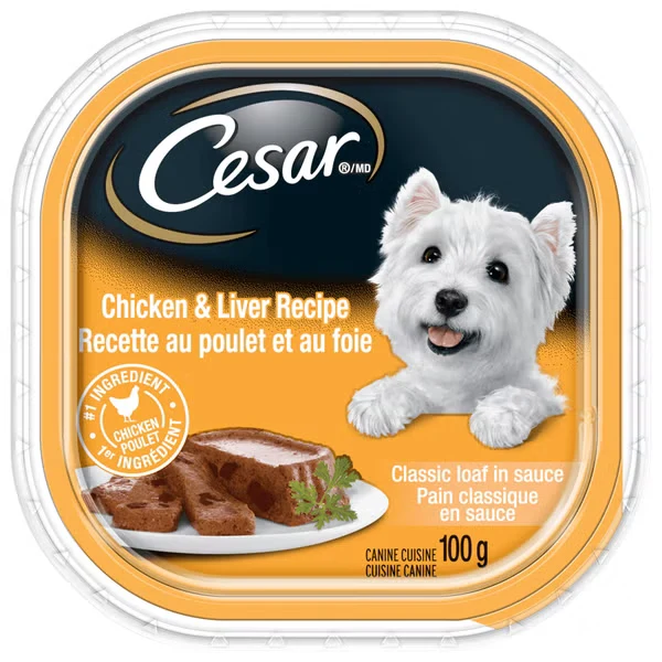 Cesar poulet et au foie 100g