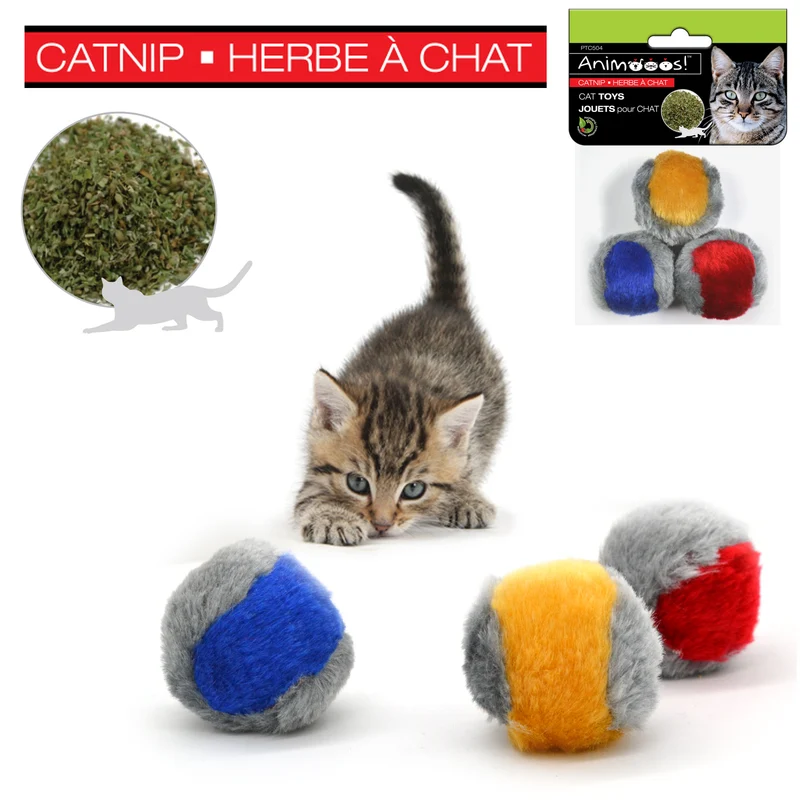 Animooos boule herbe à chat pk3