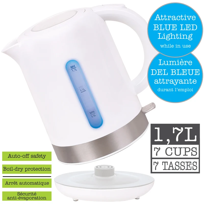 Hauz bouilloire avec lumière 1.7L
