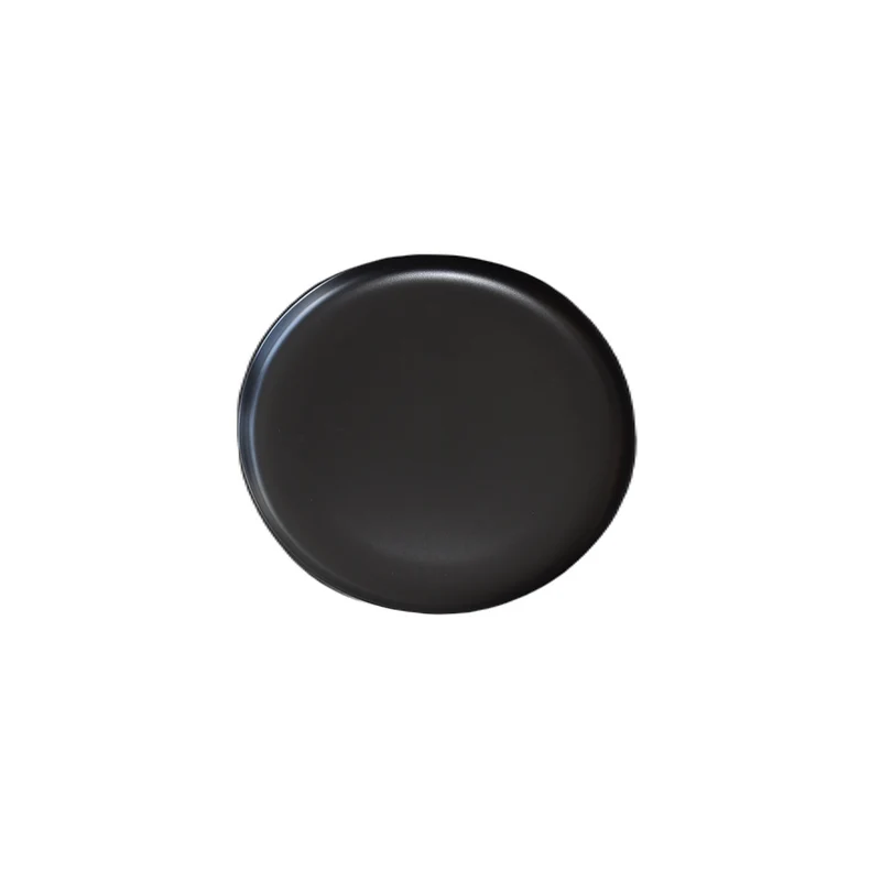 Assiette ronde noir 9.5"