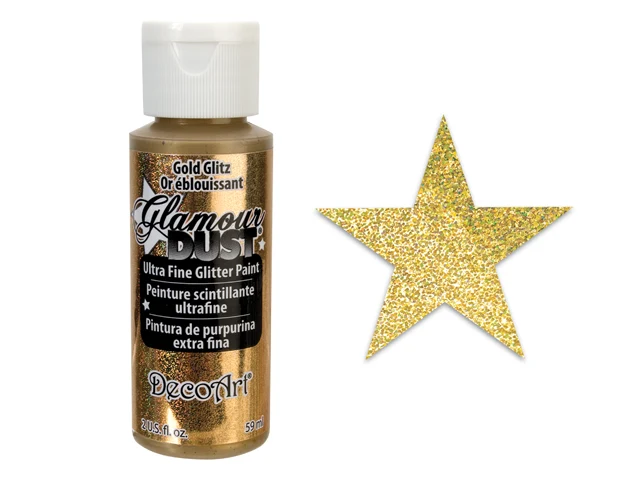 DecoArt Peinture scintillante ultrafine or 2oz