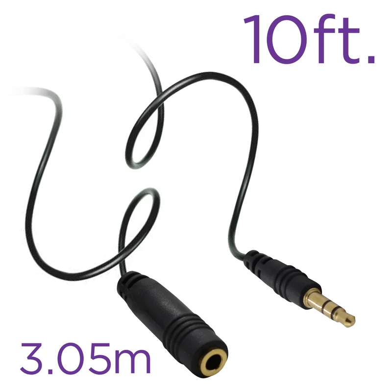 Elink cable audio rallonge 3.5mm de 10 pieds