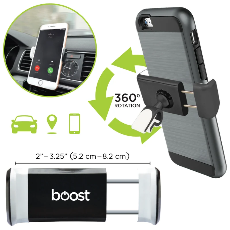 Boost support pour téléphone universel pour grilles d'aérations