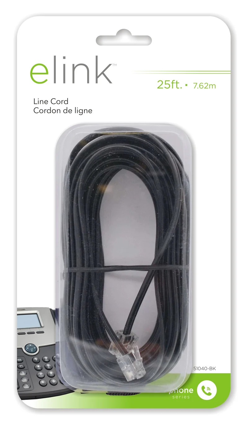 Fil de telephone 25 pieds