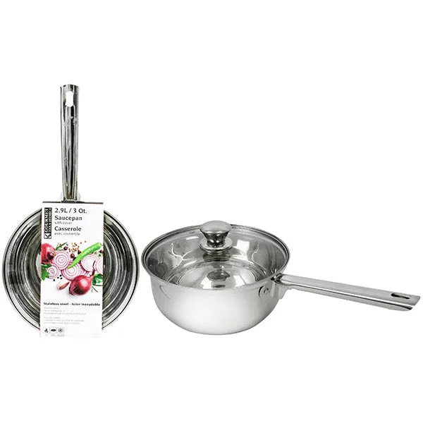Casserole acier inoxydable 2.9 litres