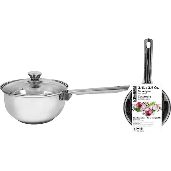 Casserole acier inoxydable 2.4 litres