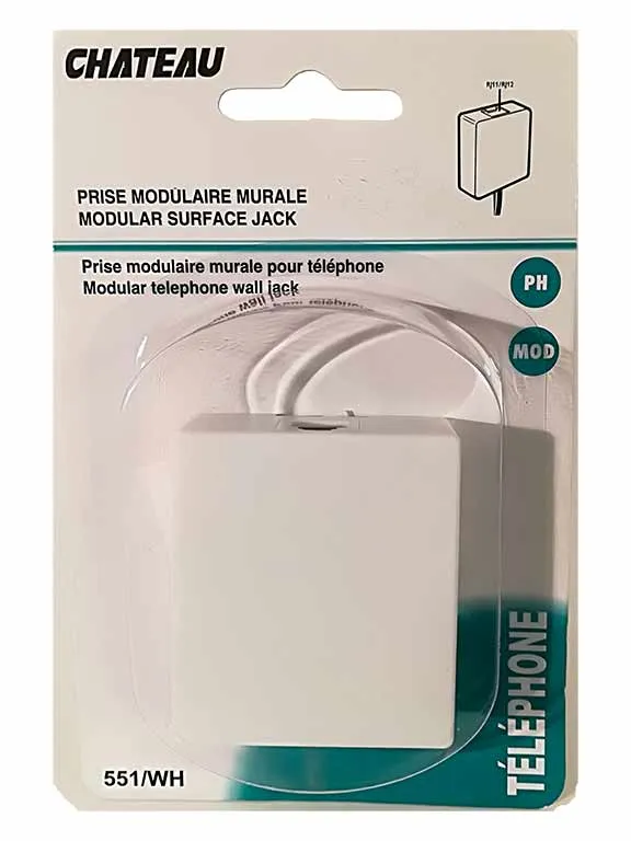 Boîte/prise modulaire murale