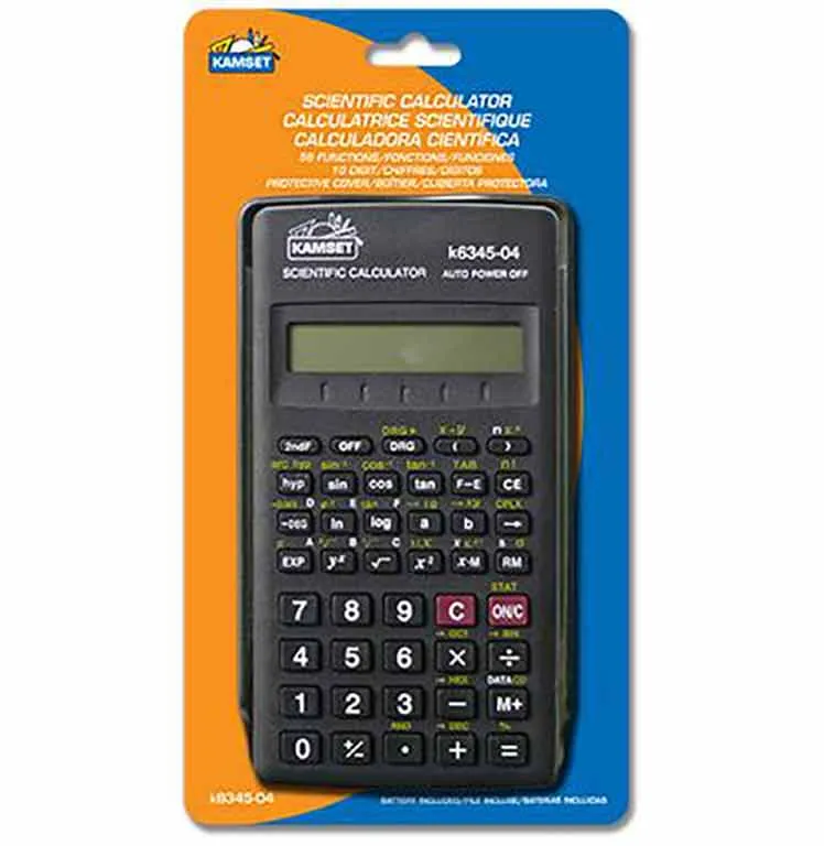 1 calculatrice scientifique