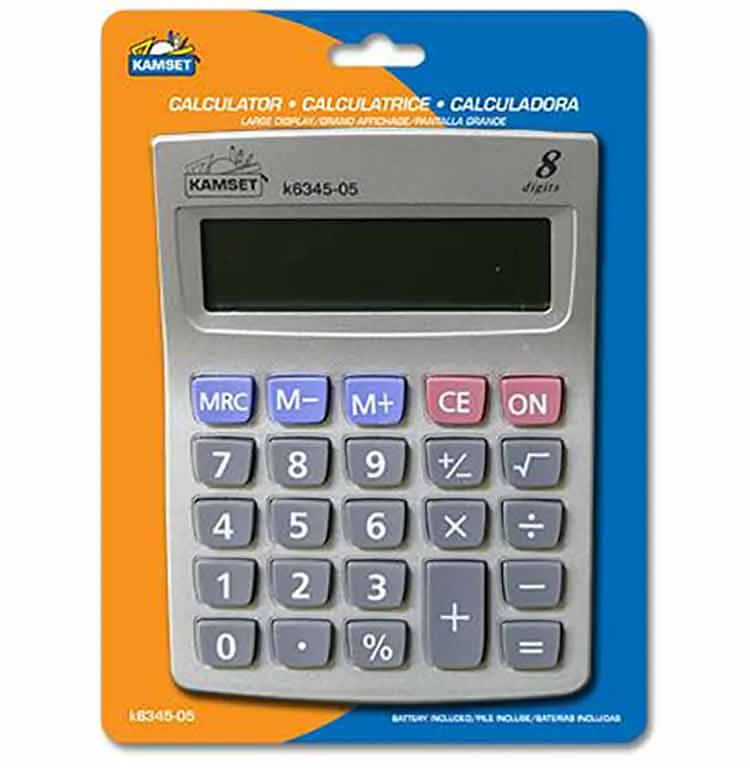 Calculatrice grand écran affichage