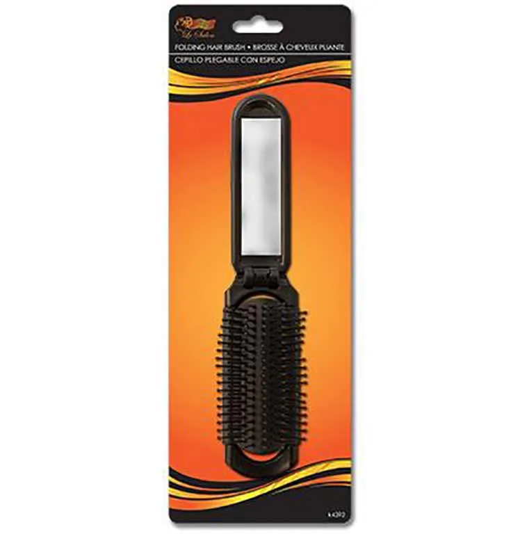 Brosse à cheveux pliante