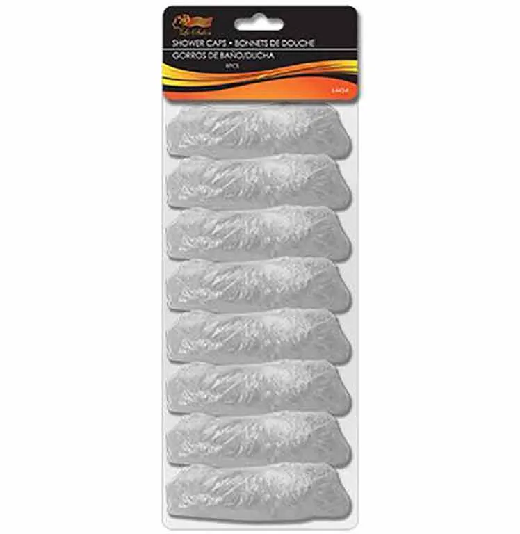 Paquet de 8 bonnets de douche