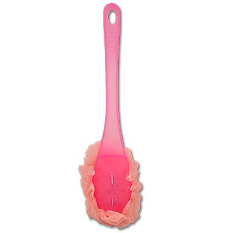 Éponge de douche pour le corps avec manche
