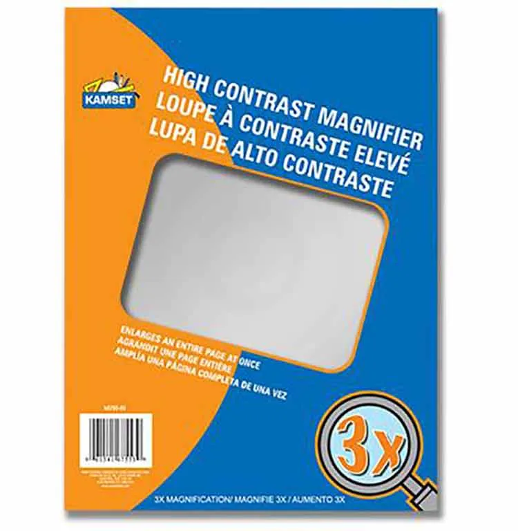 Feuille loupe 8 1/2 x 11 po.