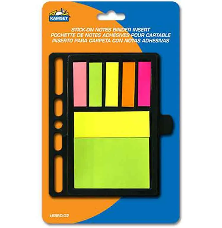 Ensemble de notes adhésives