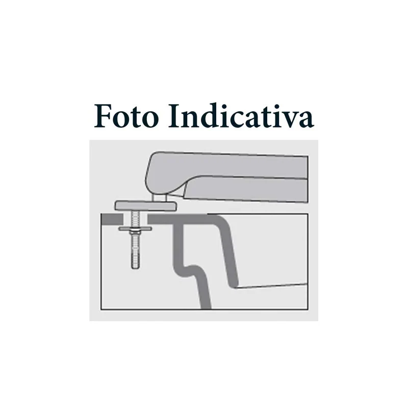 Kit cerniere per sedile Montebianco chiusura normale — Pozzi Ginori