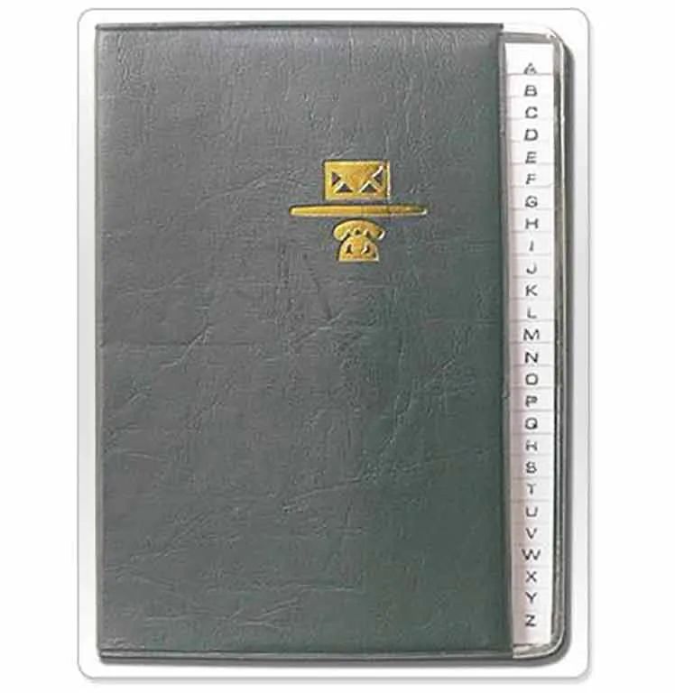 Carnet d'adresses 7 x 10.5cm.