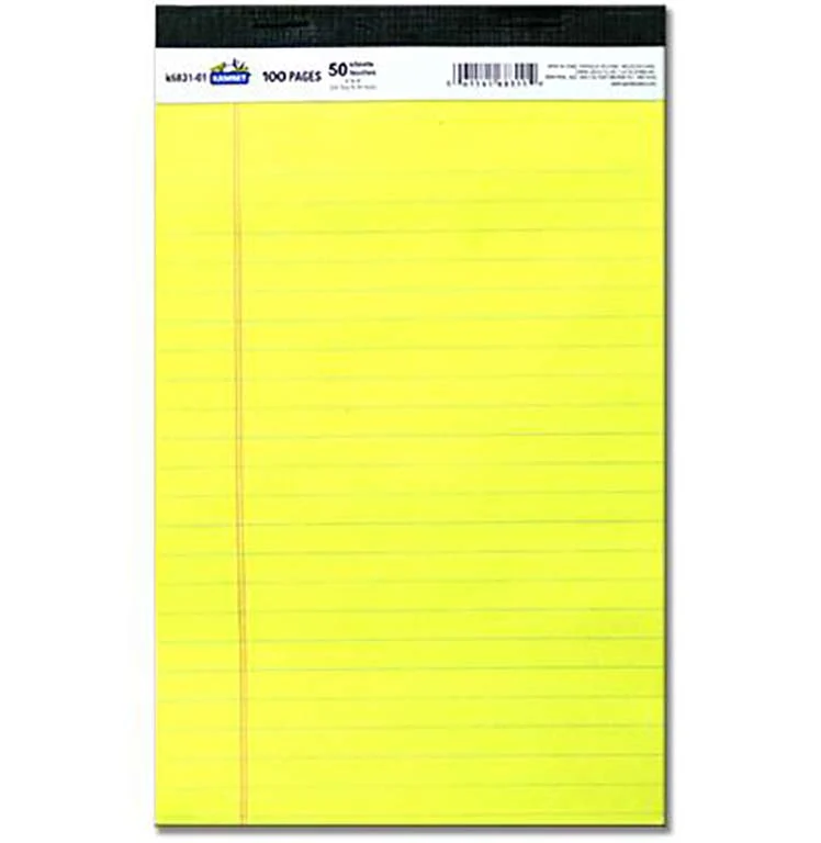 Tablette de notes 50p. 5" X 8"