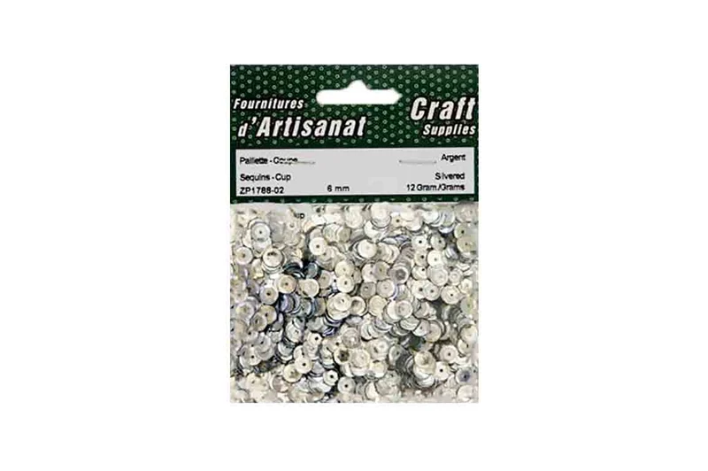 Paillettes décoratives, argent