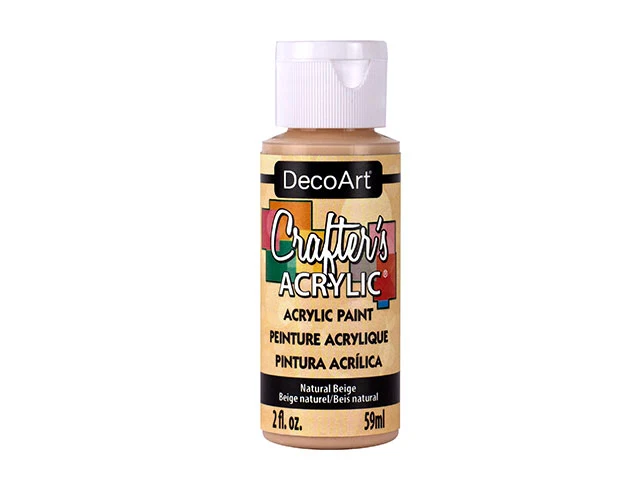DecoArt, peinture acrylique, beige naturel, 2 oz.