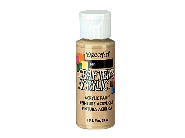 DecoArt, peinture acrylique, tan, 2 oz.