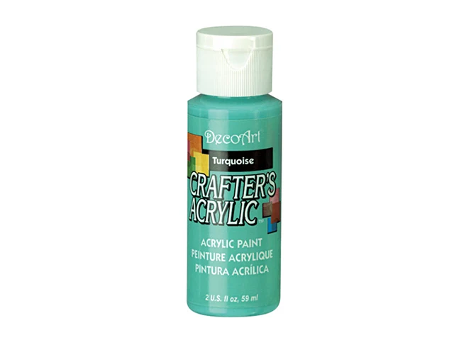 DecoArt, peinture acrylique, turquoise, 2 oz.