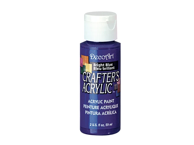DecoArt, peinture acrylique, bleu brillant, 2 oz.