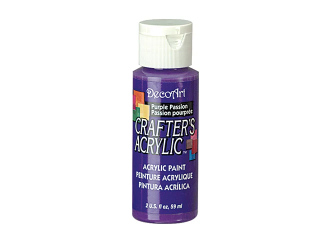 DecoArt, peinture acrylique, passion pourpre, 2 oz.
