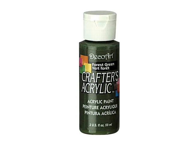 DecoArt, peinture acrylique, vert forêt, 2 oz.
