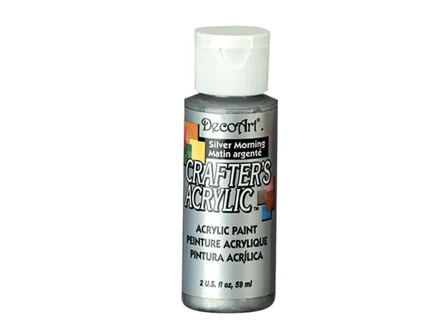DecoArt, peinture acrylique, matin argenté, 2 oz.