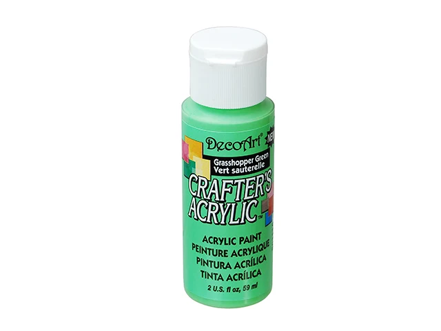 DecoArt, peinture acrylique, vert sauterelle, 2 oz.