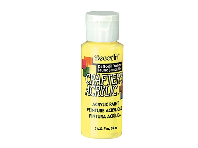 DecoArt, peinture acrylique, jaune jonquille, 2 oz.