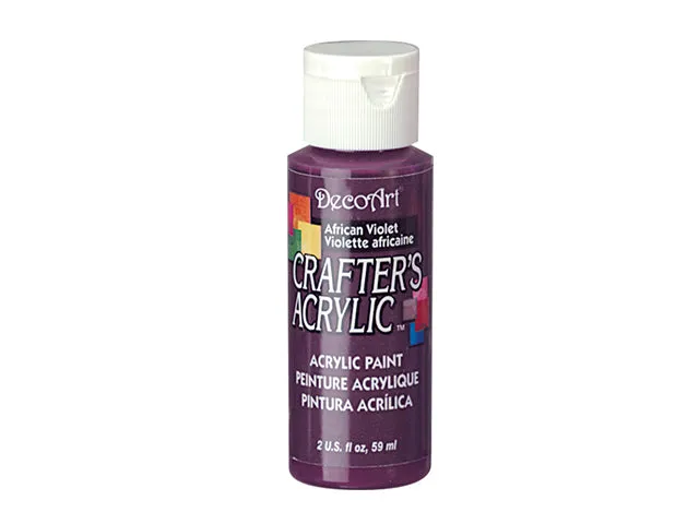DecoArt, peinture acrylique, violette africaine, 2 oz.