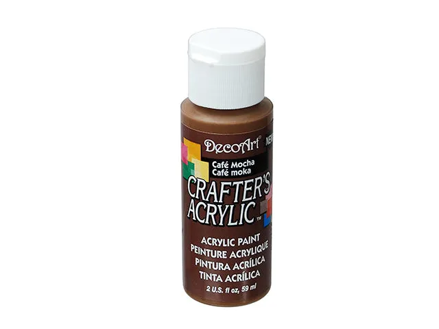 DecoArt, peinture acrylique, cafe moka, 2 oz.