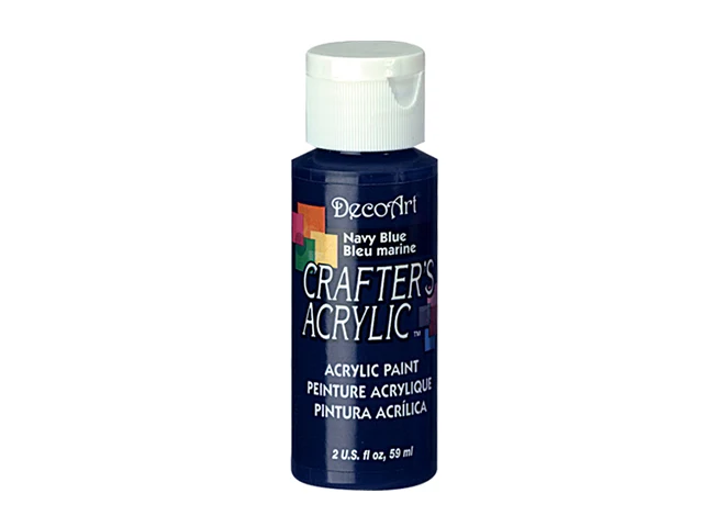 DecoArt, peinture acrylique, bleu marine, 2 oz.
