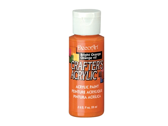DecoArt, peinture acrylique, orange vif, 2 oz.